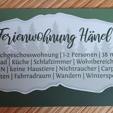 Ferienwohnung Haenel Antonshohe Eksteriør bilde